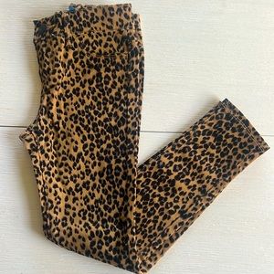 Old Navy Leopard Print Rockstar Jeggings Size 6 Regular